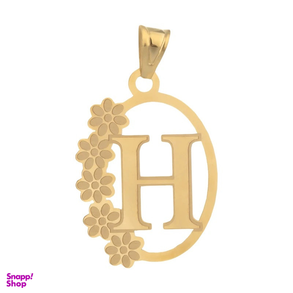 آویز گردنبند طلا 18 عیار زنانه وی وی گلد گالری مدل حروف لاتین H کد va1991