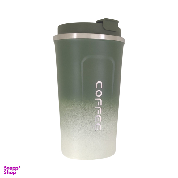 ماگ سفری طرح coffee مدل پاستیلی حجم 500 میلی لیتر