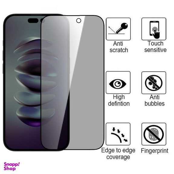 محافظ صفحه نمایش حریم شخصی اپیکوی مدل Pry مناسب برای گوشی موبایل اپل iPhone 14 Pro