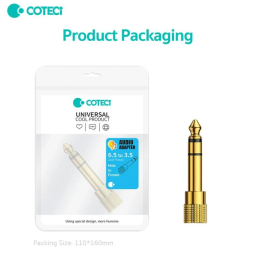 مبدل جک 3.5 میلی متری به جک 6.5 میلی متری کوتتسی مدل 76002