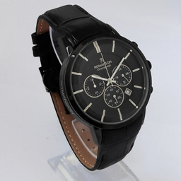 ساعت عقربه ای مردانه رومانسون مدل بندچرمی کرنوگراف کد 25