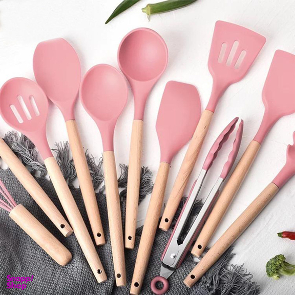 سرویس کفگیر و ملاقه 12 پارچه وون مدل KITCHEN LIFE-1007
