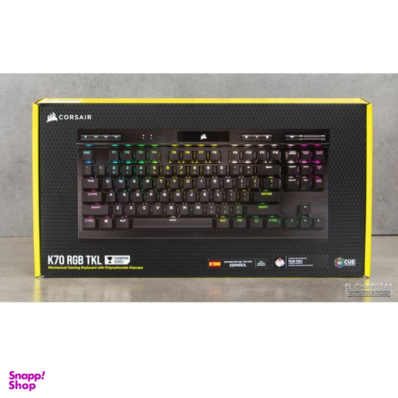 کیبورد مخصوص بازی کورسیر مدل K70 RGB TKL CHERRY MX Red