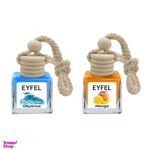 خوشبو کننده ماشین ایفل مدل انبه و اقیانوس حجم 10 میلی لیتر مجموعه 2 عددی