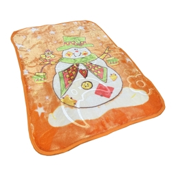 پتو کودک و نوزاد مدل آدمک برفی سایز 110×80 سانتی متر