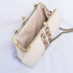 کیف رودوشی زنانه گره استایل مدل باغ بهشت