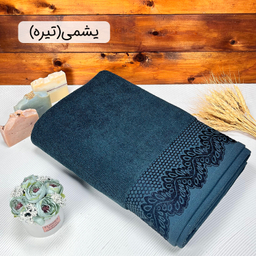 حوله حمام دنیز طرح نازلی سایز 100×155 سانتی متر