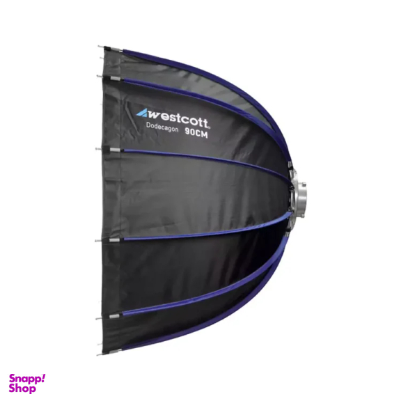 سافت‌ باکس چتری قابل حمل وسکات مدل Dodecagon 90CM