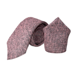 ست کراوات و دستمال جیب مردانه آیکت مدل محو