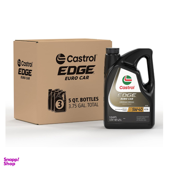 روغن موتور خودرو کاسترول مدل EDGE SP 5W-40 حجم 4.73 لیتر