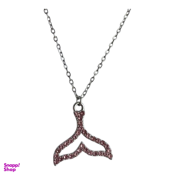 گردنبند زنانه مدل دم وال همراه با کیف نگهدارنده