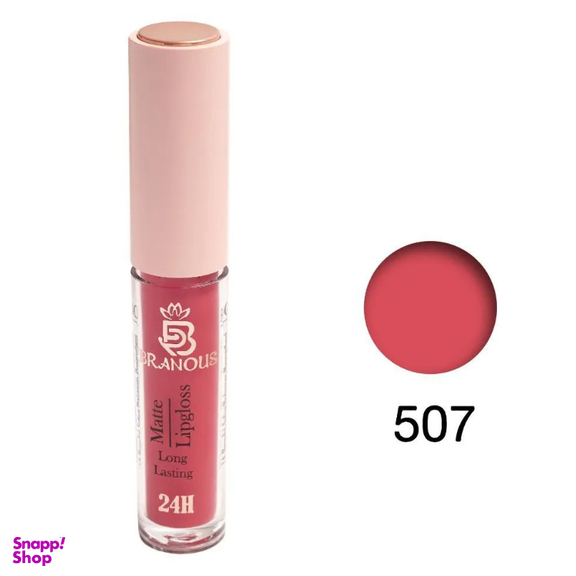 رژلب مایع مات برانوس مدل Long Lasting کد 507 حجم 5 میلی لیتر