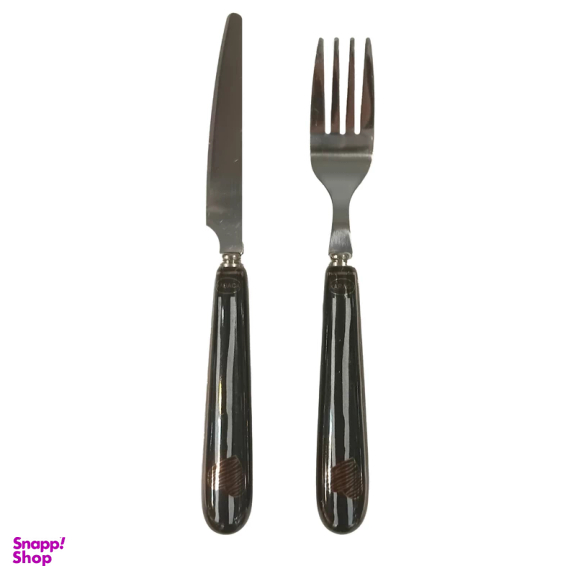 سرویس کارد و چنگال میوه خوری 12 پارچه کاراجا مدل ماربل