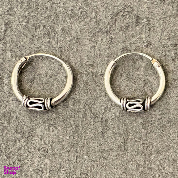 گوشواره نقره زنانه گیرا مدل سیاه قلم کد G682