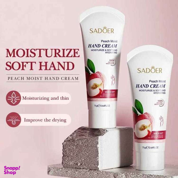 کرم مرطوب کننده سادور مدل PEACH وزن 75 گرم