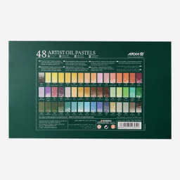 پاستل روغنی 48 رنگ آریا مدل Artist-Bazaar