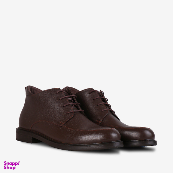 نیم بوت مردانه چرم مونو کد J5527-088 رنگ قهوه ای