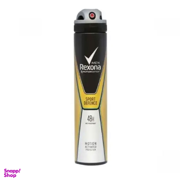 اسپری ضد تعریق مردانه رکسونا مدل sport defence حجم 200 میلی لیتر