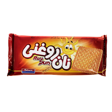 بیسکوئیت نان روغنی سالمین وزن 50 گرم بسته 60 عددی