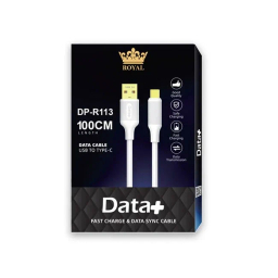کابل شارژ USB به Type-C دیتا پلاس مدل DP-R-113 طول 1 متر