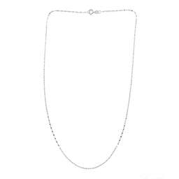 زنجیر طلا 18 عیار زنانه مدل پولکی کد 136202