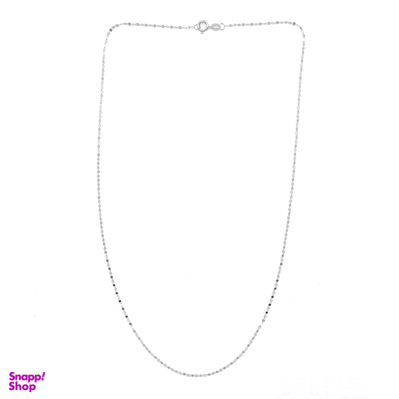 زنجیر طلا 18 عیار زنانه مدل پولکی کد 136202