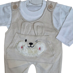 سرهمی نوزاد کد 125 رنگ کرم