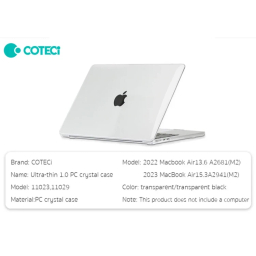 کاور محافظ کوتسی مدل 11012 مناسب مک بوک پرو 14 اینچ A2442/ A2779 / A2918 / A2992