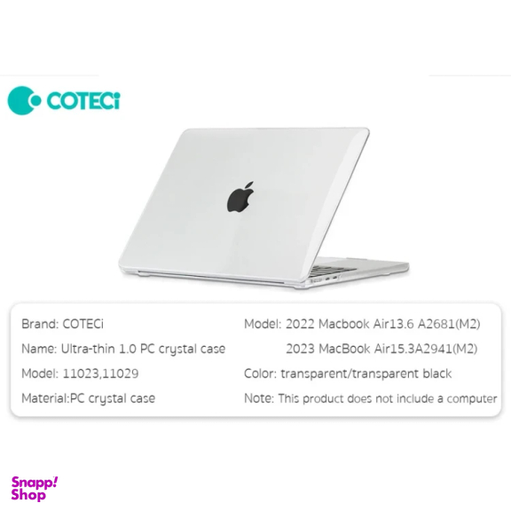 کاور محافظ کوتسی مدل 11012 مناسب مک بوک پرو 14 اینچ A2442/ A2779 / A2918 / A2992