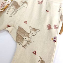 شلوار راحتی نوزاد مدل آهو کمر پهن