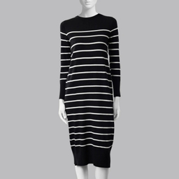 پیراهن بافت زنانه مدل GD-o-20241235 رنگ مشکی