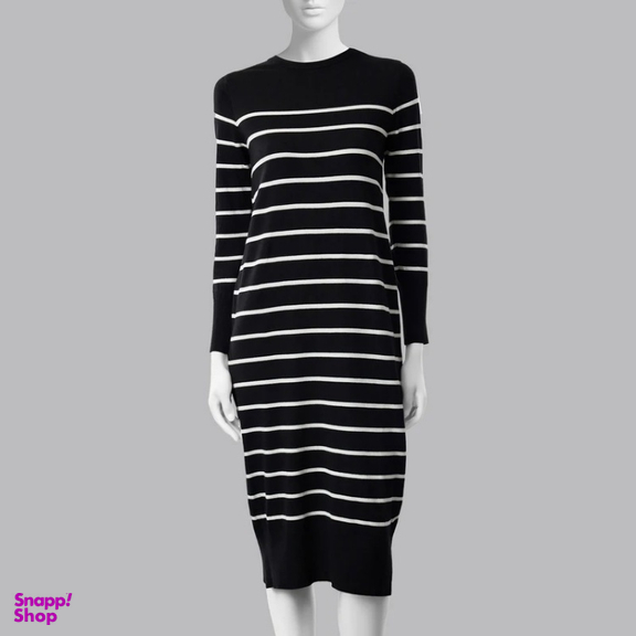 پیراهن بافت زنانه مدل GD-o-20241235 رنگ مشکی