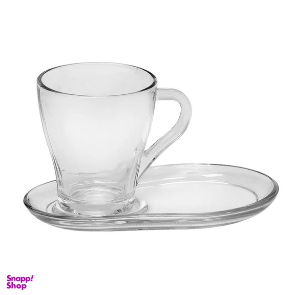 فنجان و نعلبکی بلور کاوه مدل Florance