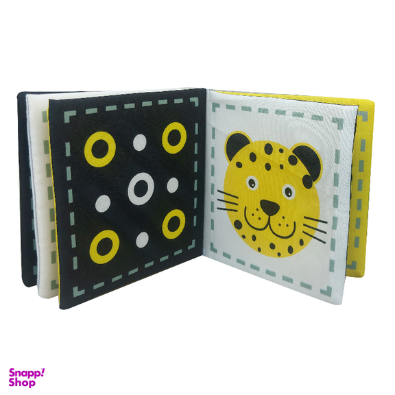 کتاب آموزشی گالیله کوچولو مدل کتاب پارچه ای نی نی در دنیای سیاه و سفید