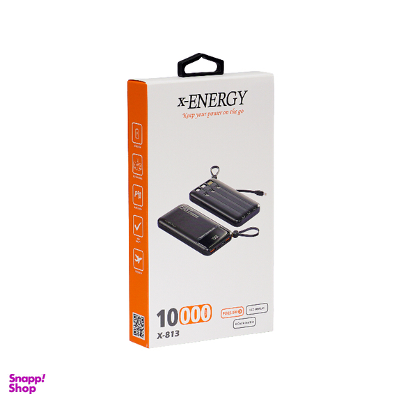 پاوربانک ایکس-انرژی مدل X-813 22.5W ظرفیت 10000 میلی آمپر ساعت