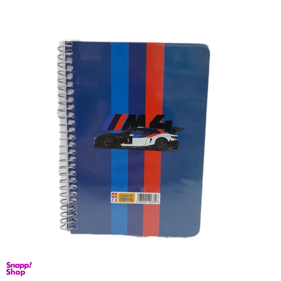 دفترچه یادداشت سیمی ۸۰ برگ سویل طرح ماشین کد 226