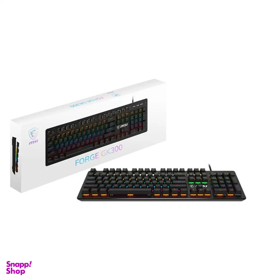 کیبورد مکانیکال مخصوص بازی ام اس آی مدل FORGE GK300
