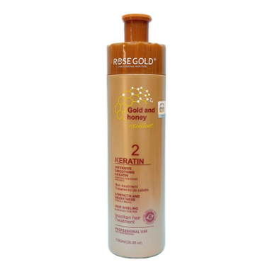 کراتین مو رزگلد مدل GOLD AND HONEY حجم 1100 میلی لیتر