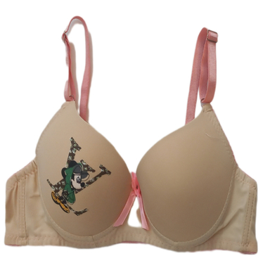 سوتین دخترانه کد Td03 رنگ کرم