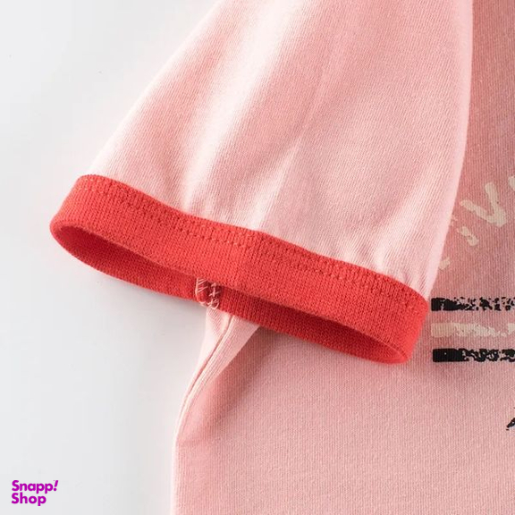 تی شرت آستین کوتاه دخترانه هومنیتی مدل WYKGTSHT9606-PNK