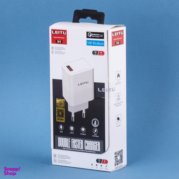 شارژر دیواری لیتو مدل LH-12 به همراه کابل USB-Type C
