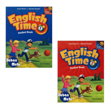 کتاب English Time اثر جمعی از نویسندگان انتشارات زبان مهر مجموعه 2 جلدی