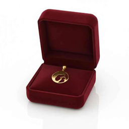 آویز گردنبند طلا 18 عیار زنانه مدل مادر و فرزند کد 1184