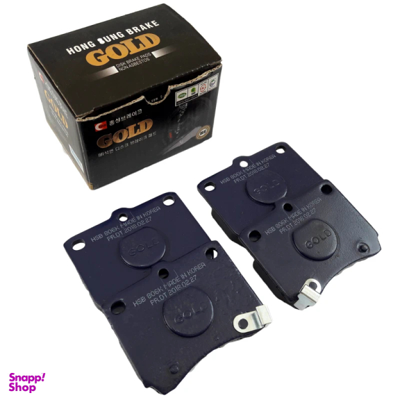 لنت ترمز جلو خودرو گلد مدل 1001 مناسب برای پراید بسته 2 عددی