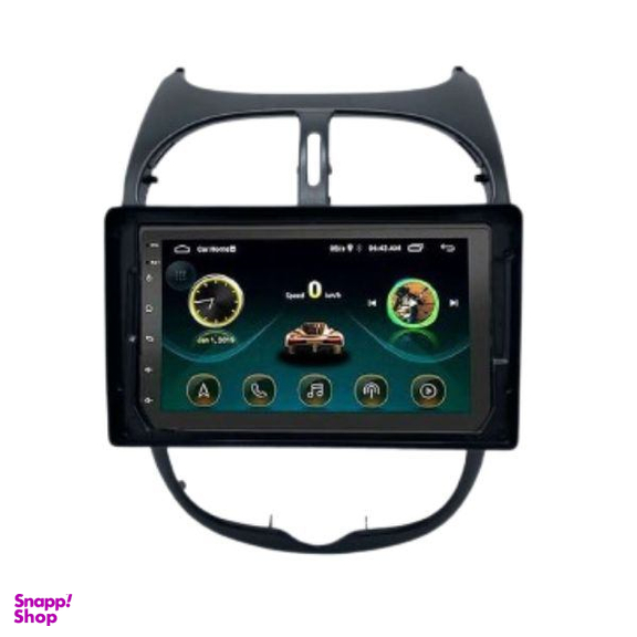 مانیتور اندروید خودرو کد 0005 مناسب پژو 206