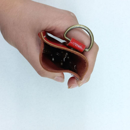 جاکلیدی و جاسوییچی چرم مدل مینیمال مجموعه 2 عددی