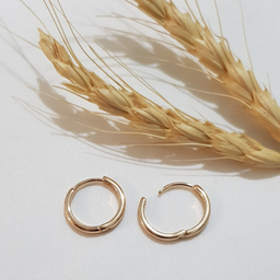 گوشواره زنانه ژوپینگ مدل حلقه ای ساده 410