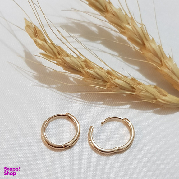 گوشواره زنانه ژوپینگ مدل حلقه ای ساده 410