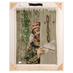 تابلو فرش دستباف سی پرشیا مدل دختر شاهسون کد 902979