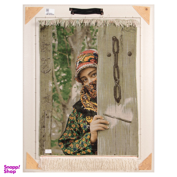 تابلو فرش دستباف سی پرشیا مدل دختر شاهسون کد 902979